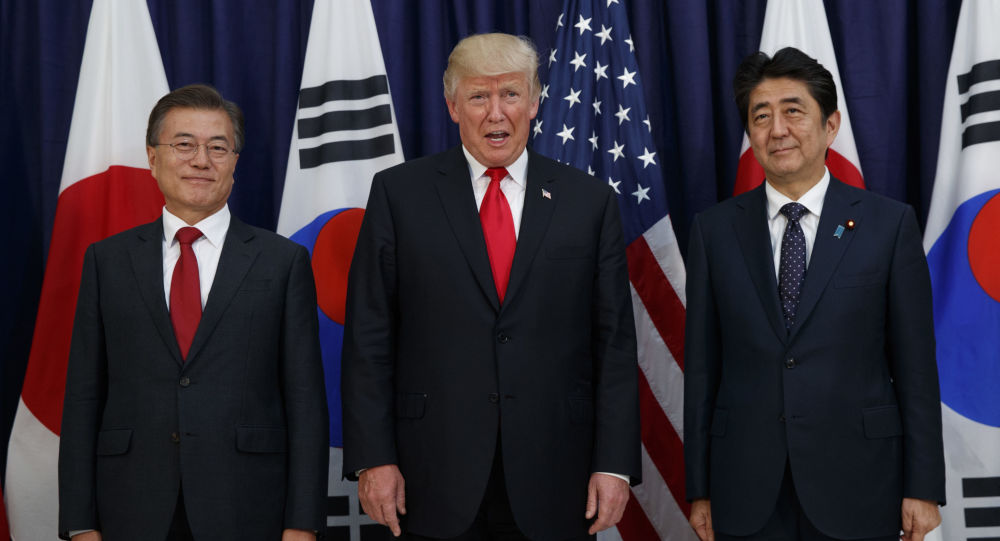 Japão, EUA e Coreia do Sul vão trabalhar juntos na implementação de sanções da ONU contra Pyongyang