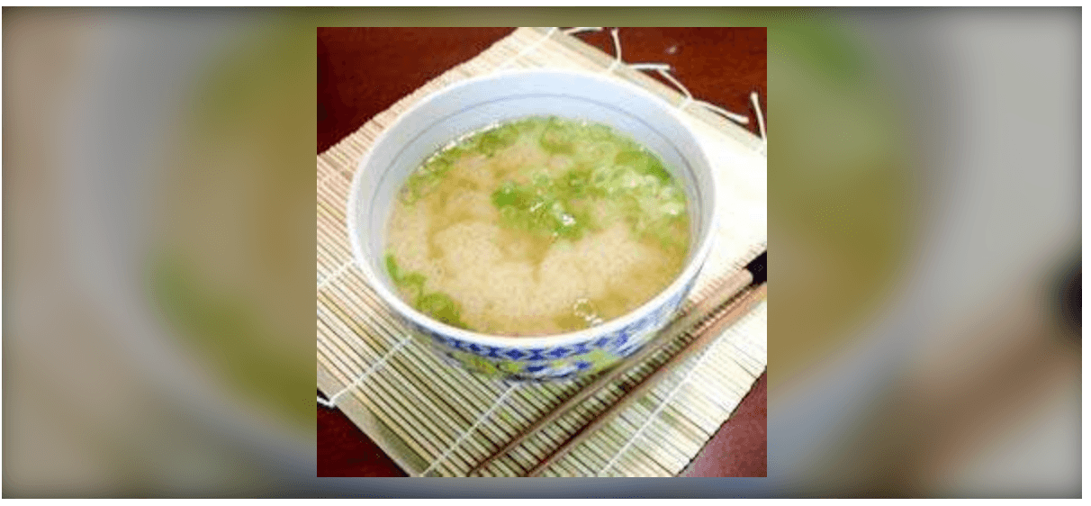 Sopa de miso e tofu  Sopa de miso e tofu