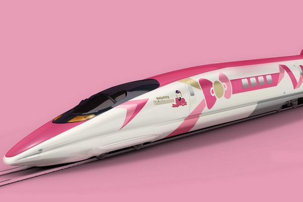 Shinkansen inspirado na Hello Kitty será inaugurado no dia 30 de Junho!