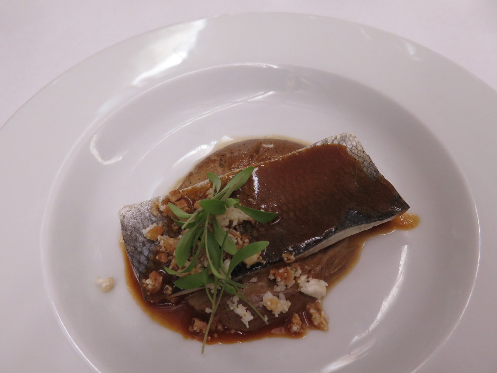 Robalo Glaceado com Missô e Mel