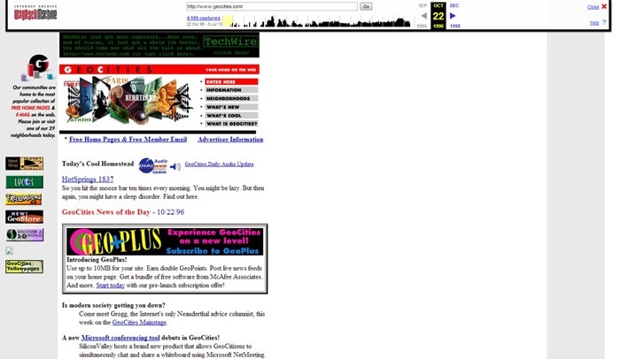 O fim definitivo! Yahoo! do Japão desliga últimos servidores do GeoCities