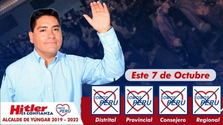 Eleições 2018: Hitler e Lênin travaram uma guerra por prefeitura no Peru