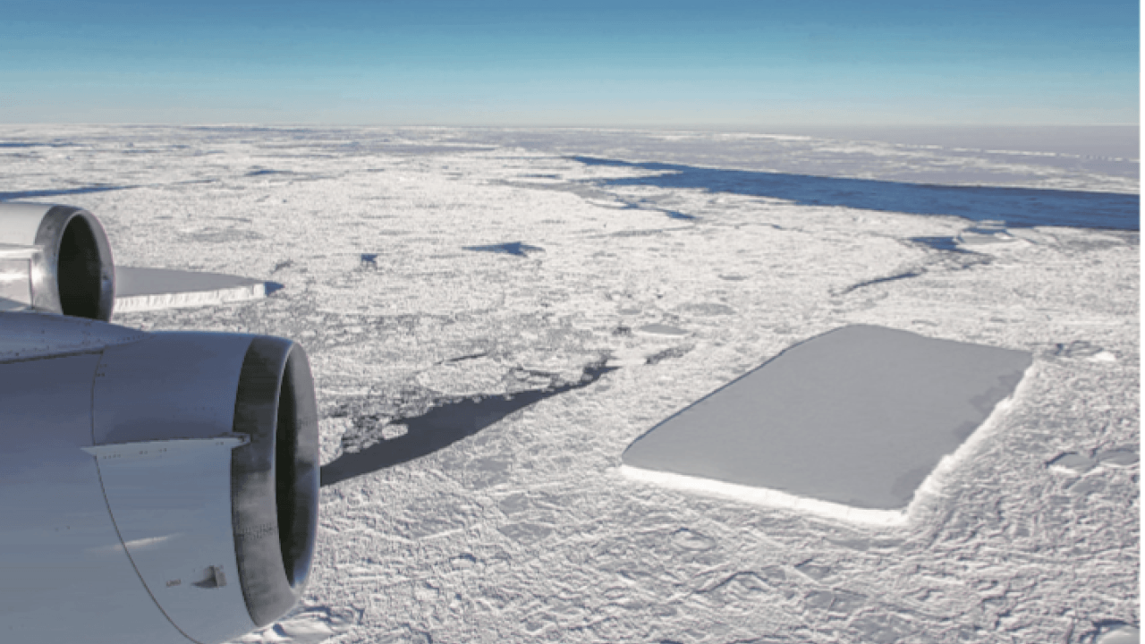Você viu o curioso iceberg retangular que a Nasa fotografou na Antártida?
