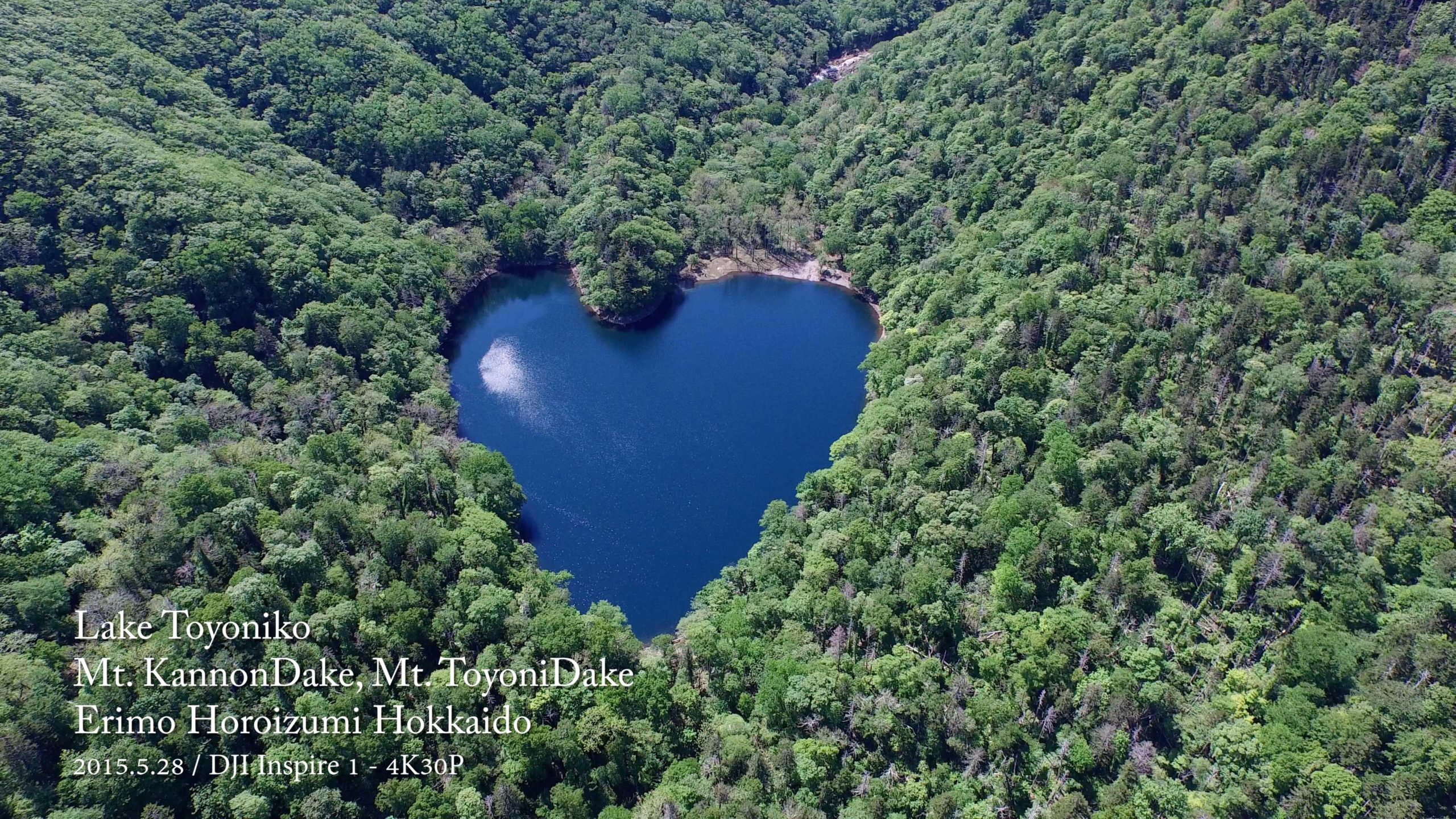 Toyoni: Um lago com formato de coração no Japão