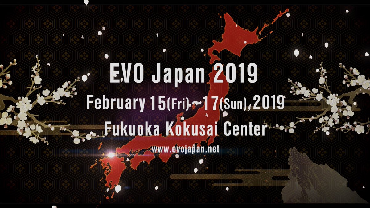 Principais modalidades do EVO Japan 2019 são confirmadas