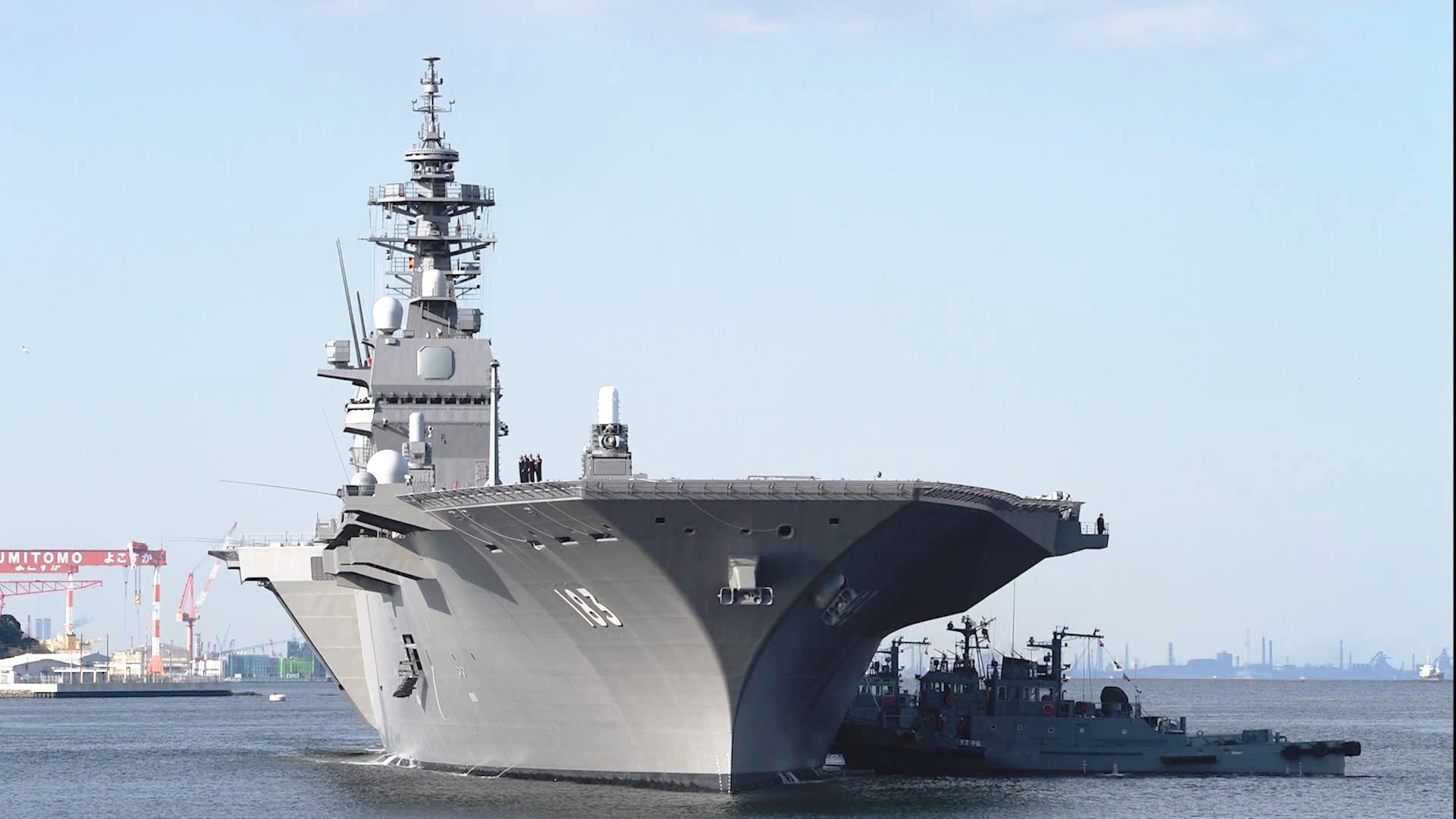 Japão quer converter Izumo em porta-aviões e ter primeira arma de ataque desde a Segunda Guerra Mundial