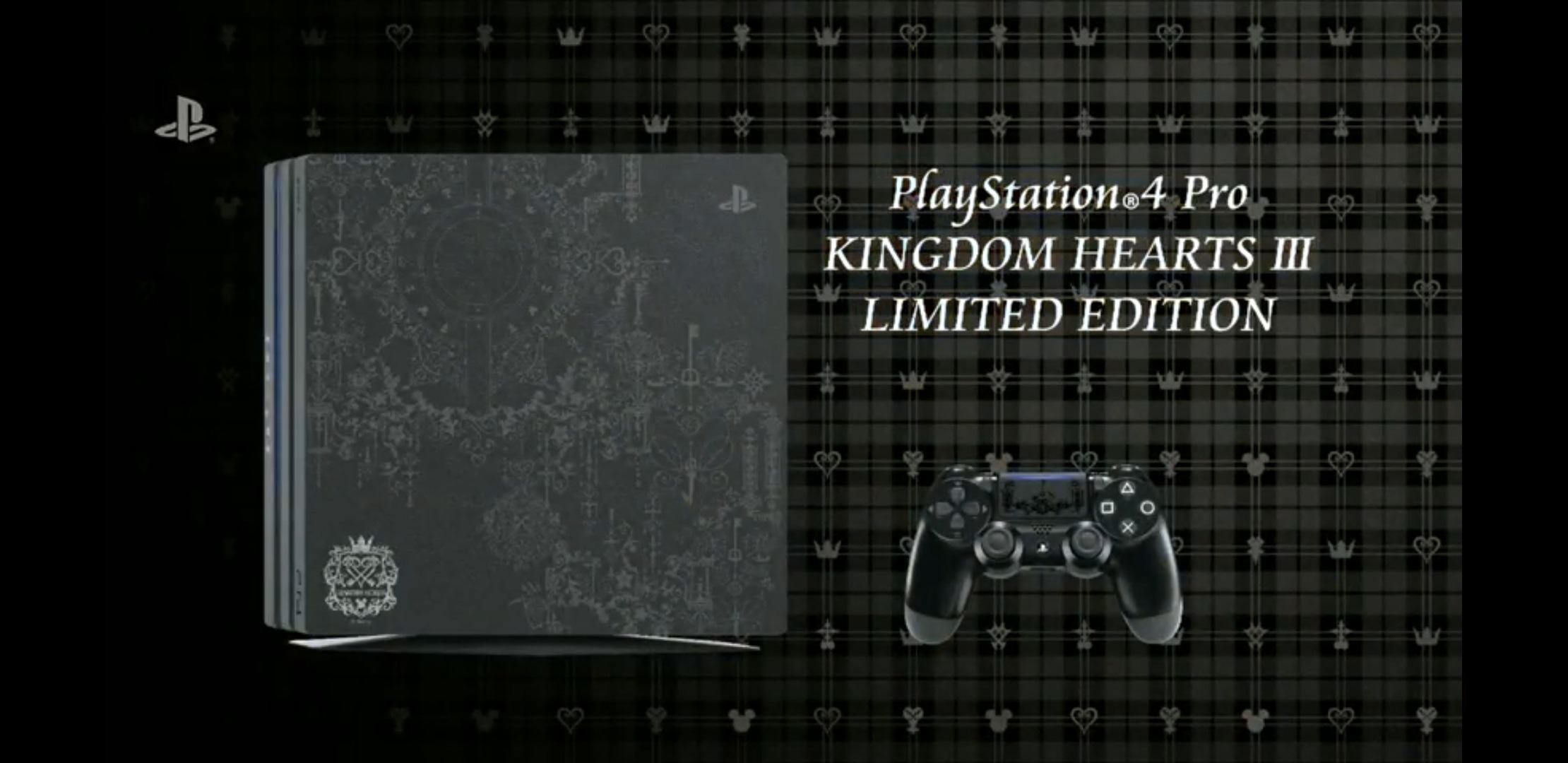Kingdom Hearts III é tema de nova versão limitada de Playstation 4 Pro