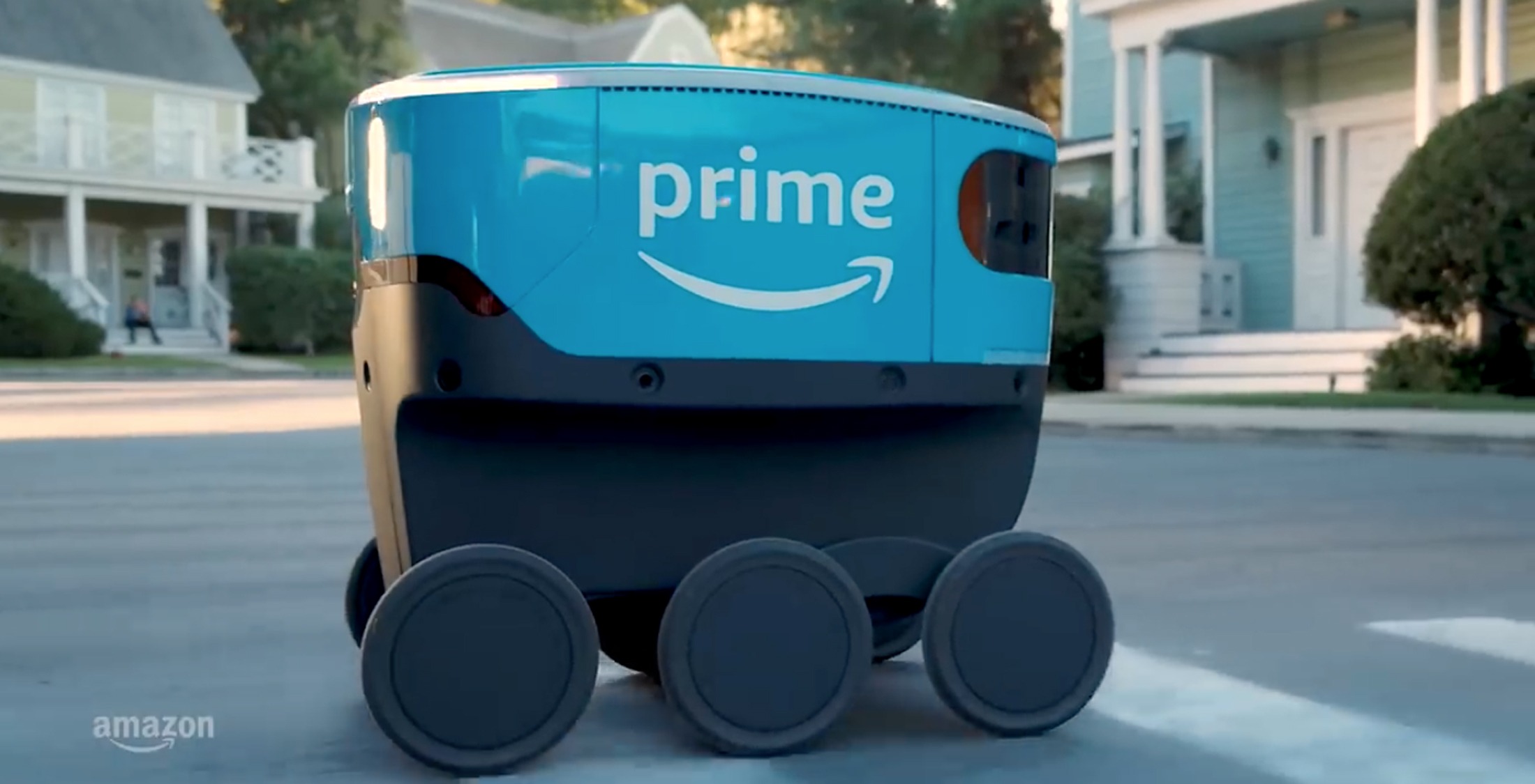 Amazon faz testes com robô de entrega