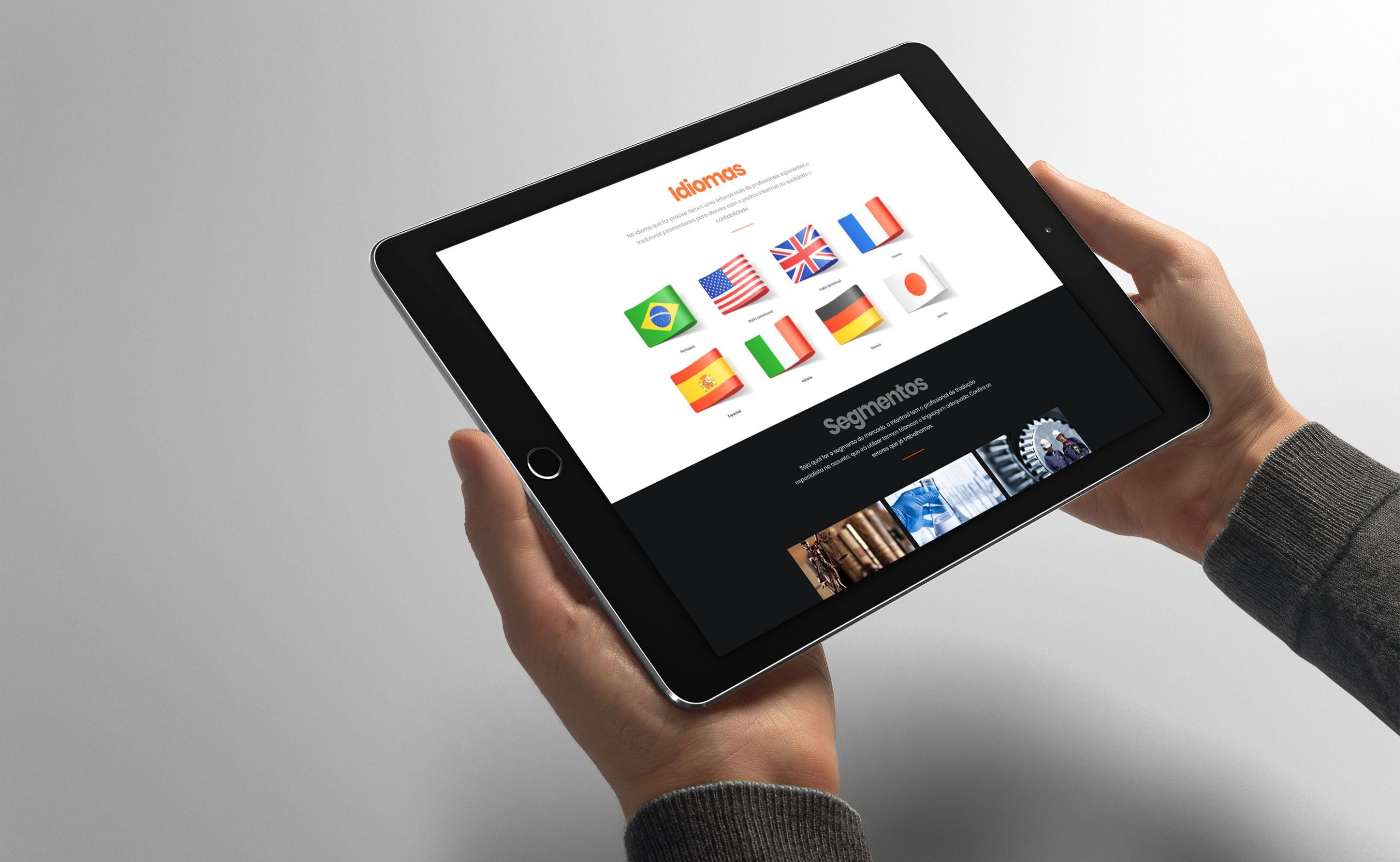 Serviço de tradutor-intérprete por tablet (em Nagoya)