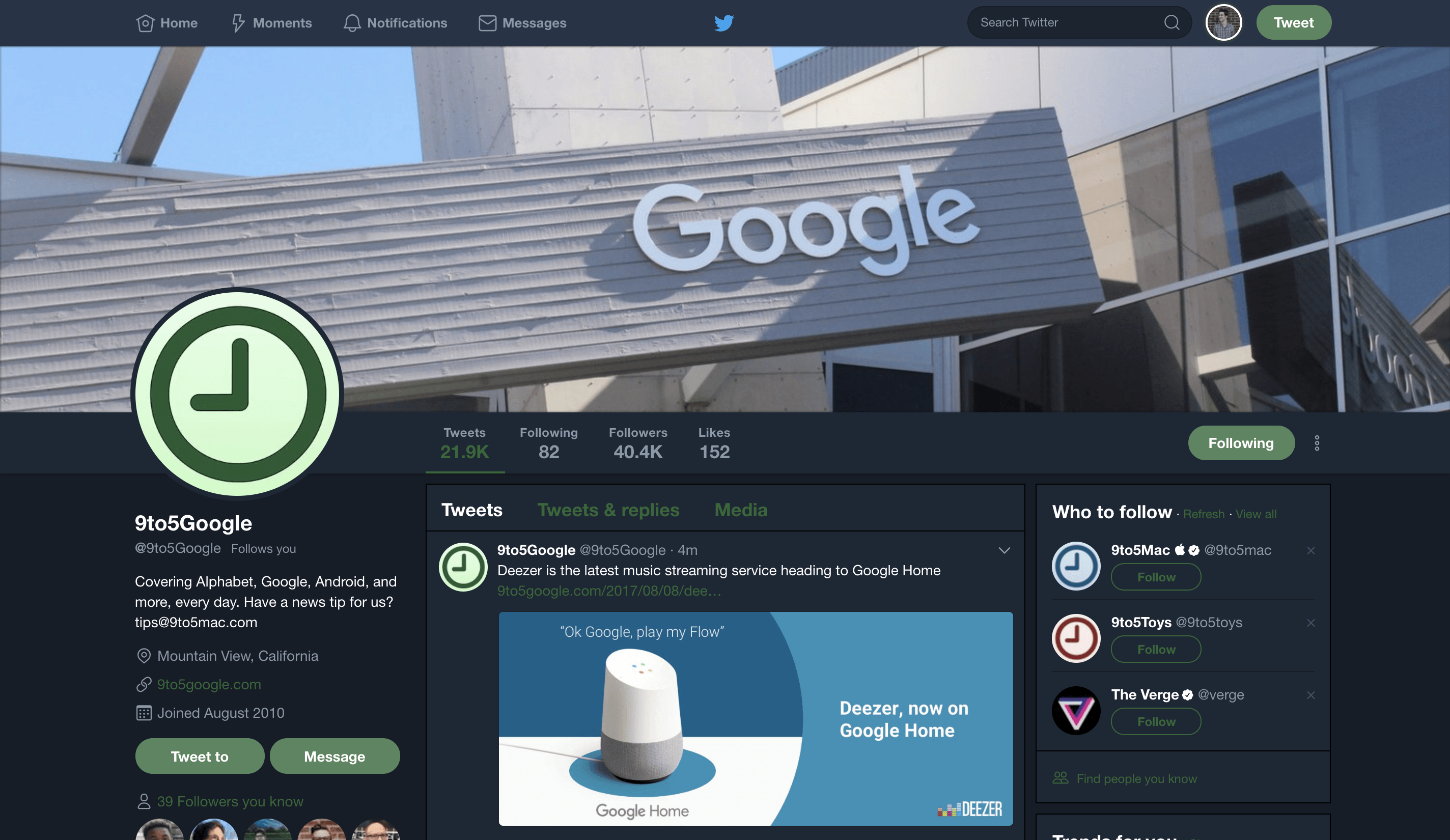 Twitter adotará a cor preta para o modo noturno