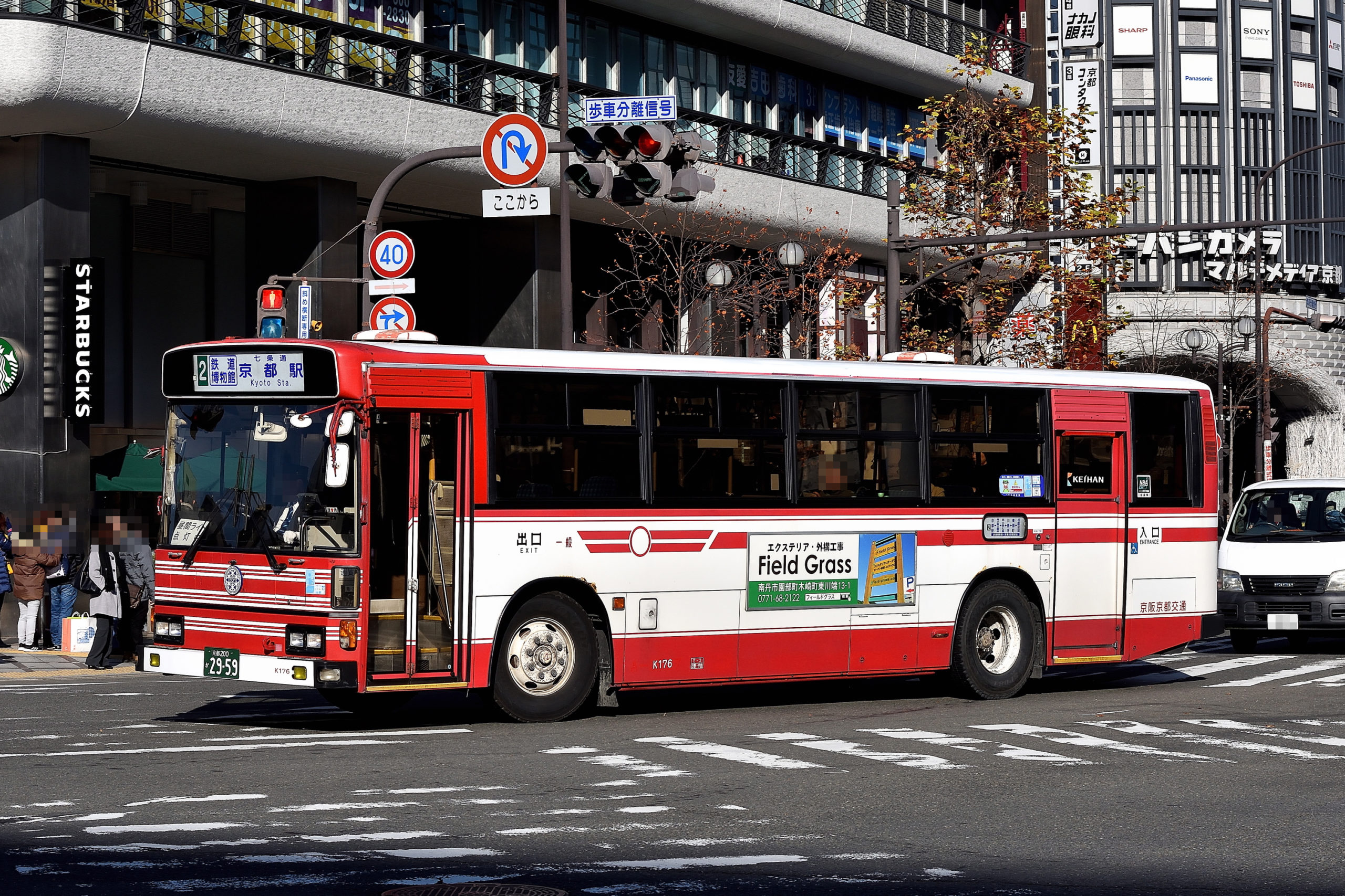 O sistema de transporte na província de Kyoto