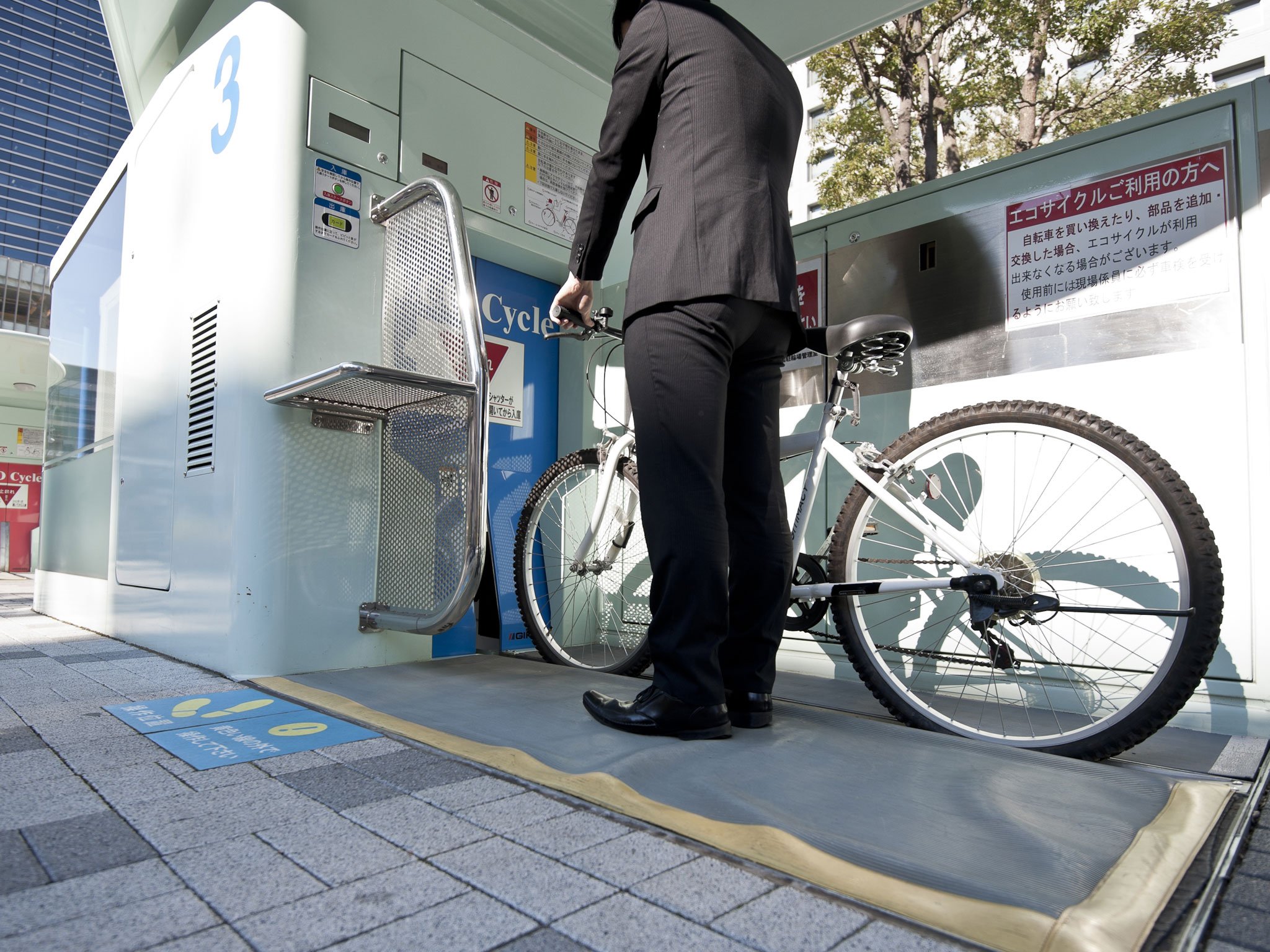Estacionamento de Bicicletas Subterrâneo