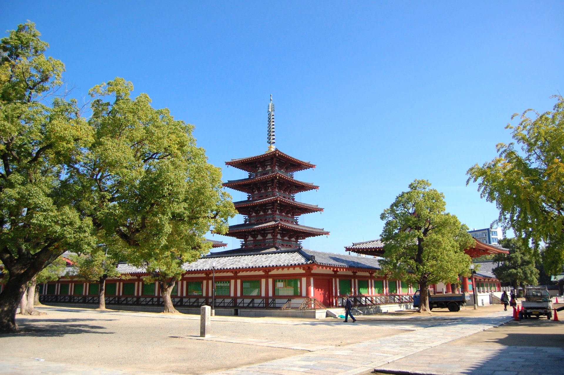 Shitennoji, o templo budista mais antigo do Japão