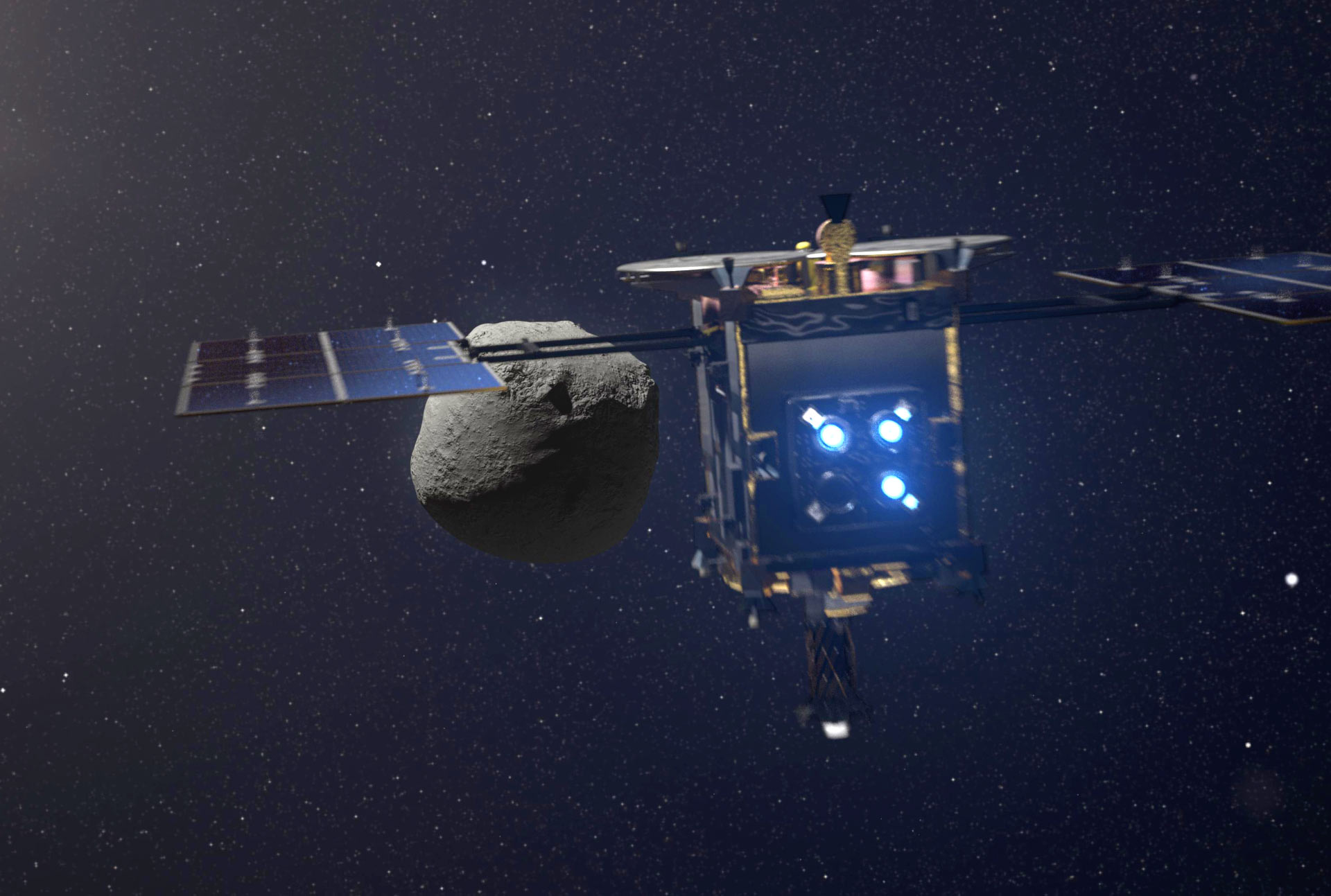 Sonda japonesa bombardeia asteroide para coletar amostra de material