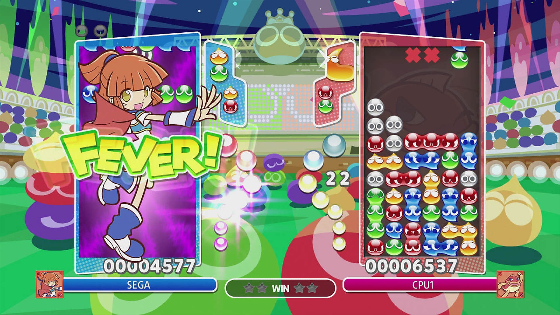 Puyo Puyo Champions ganha trailer de lançamento frenético