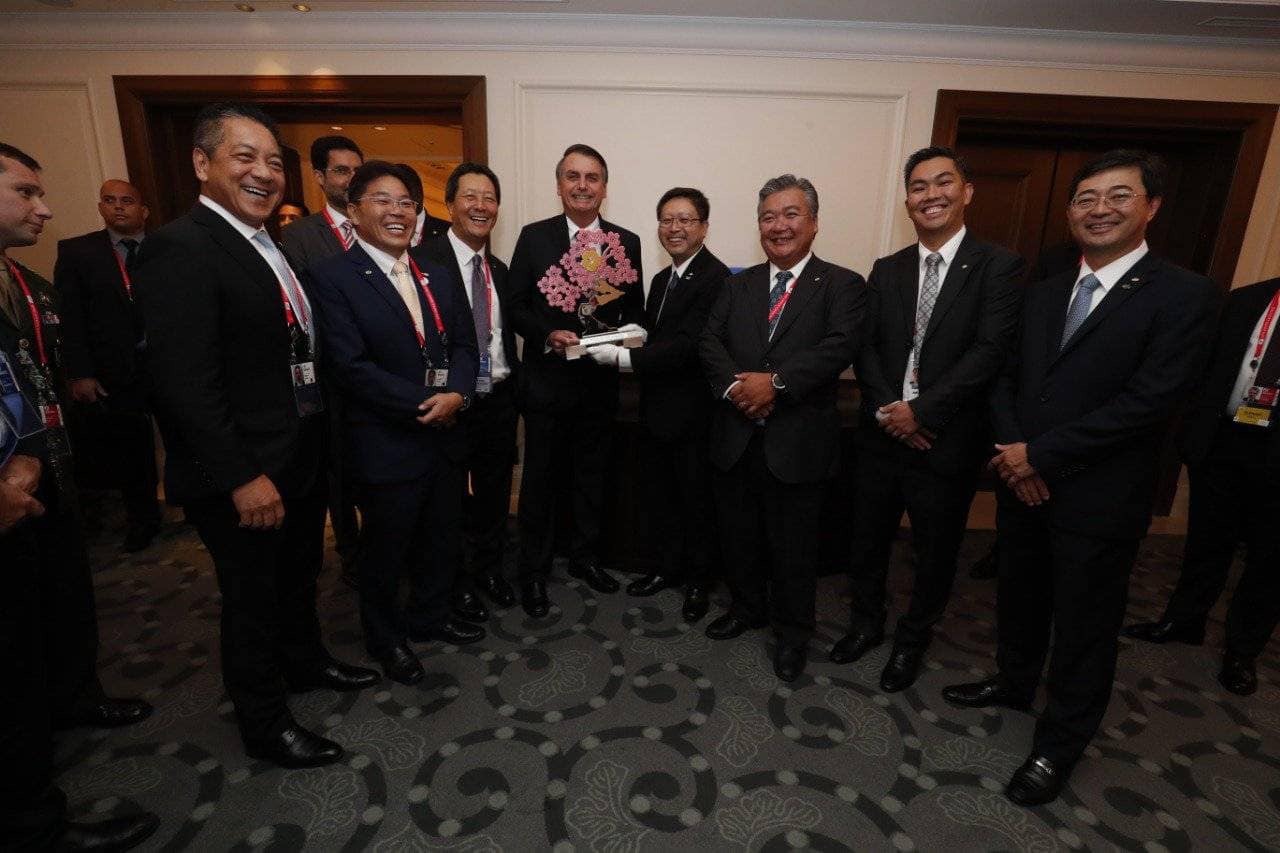 Jair Bolsonaro estreita laços entre Brasil e Japão