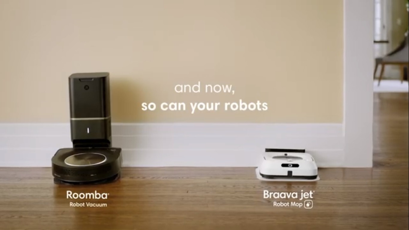 iRobot anuncia dois robôs que trabalham juntos para limpar a casa