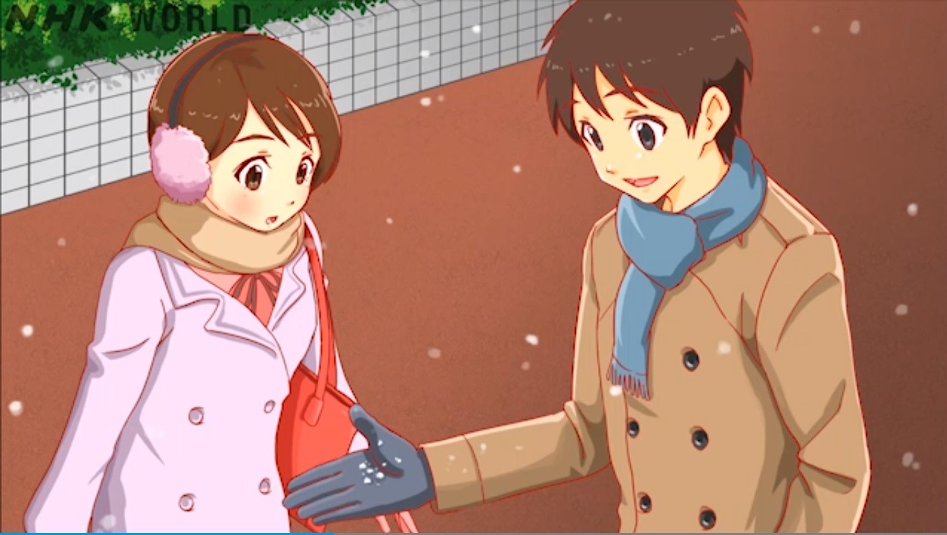 Lição 46 de japonês – Estou feliz de conseguir ver neve antes de voltar ao meu país