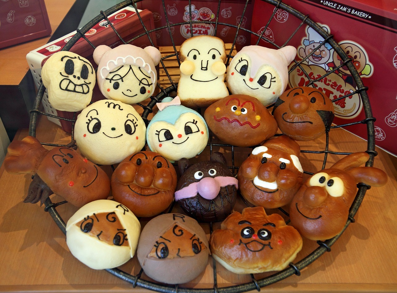 Pães criativos e cutes no Japão