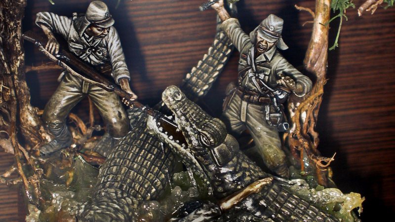 Soldados japoneses foram dizimados por crocodilos na Segunda Guerra Mundial