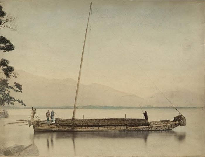 13 Fotografias coloridas à mão do Japão do século XIX