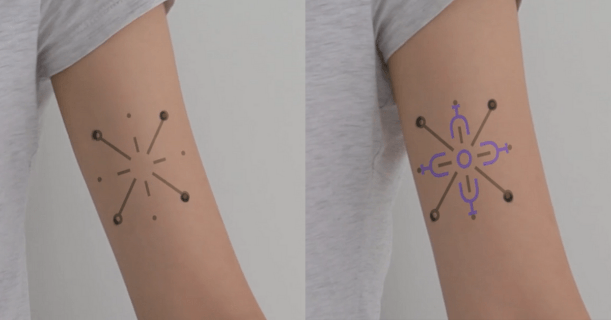 Tatuagem para diabéticos que muda de cor quando os níveis de glicose no sangue se alteram