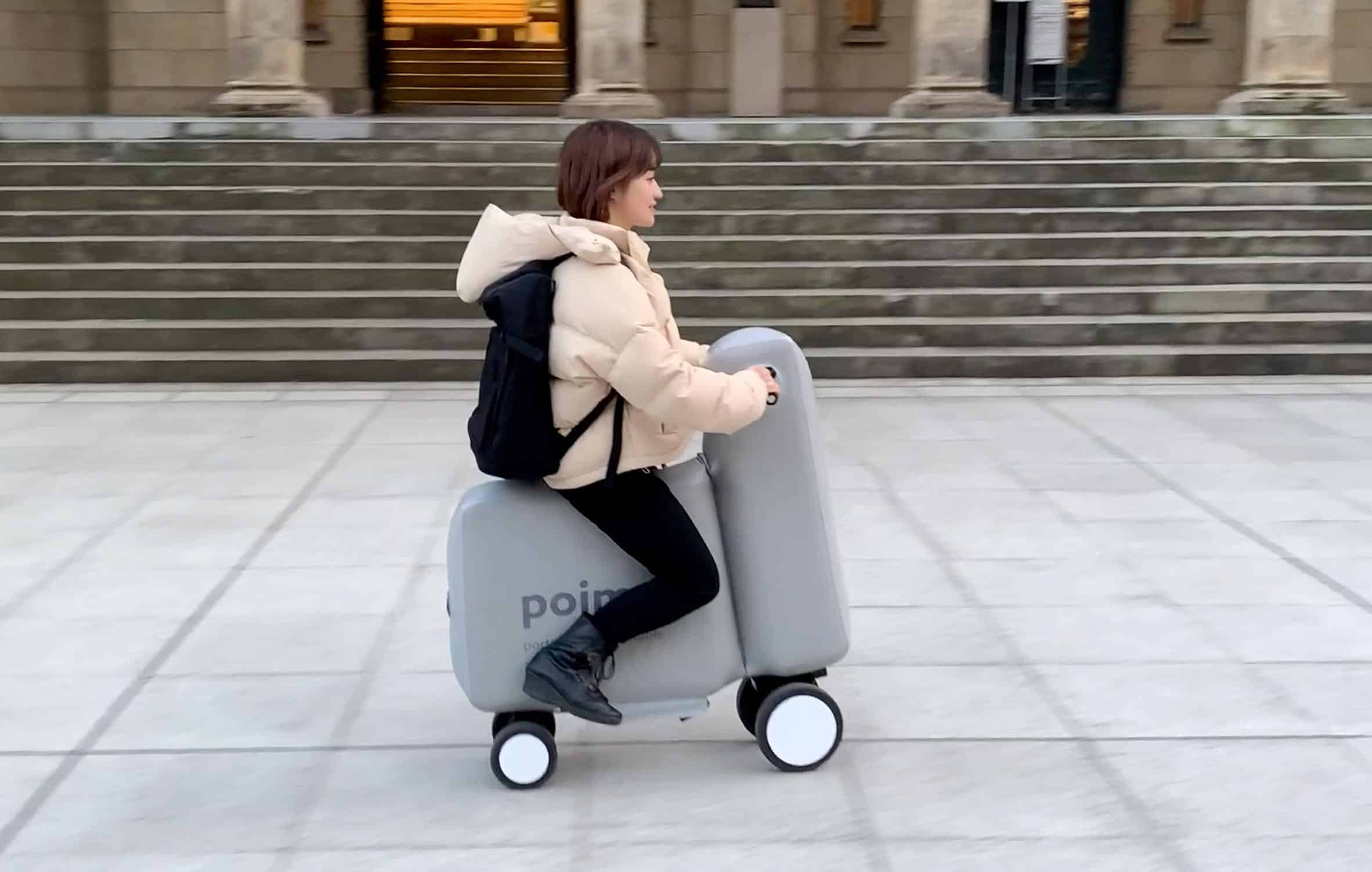 Japoneses criam scooter elétrica inflável