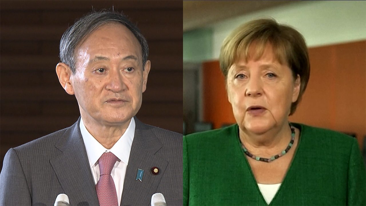 Novo primeiro-ministro do Japão conversa pela primeira vez com chanceler da Alemanha