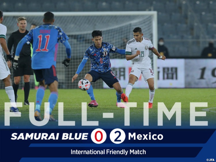 Seleção japonesa masculina de futebol do Japão perde amistoso para o México por 2 a 0