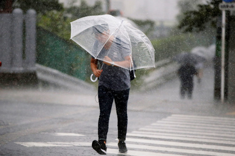 Alerta de Chuvas fortes voltada ao Pacífico no leste e norte do Japão