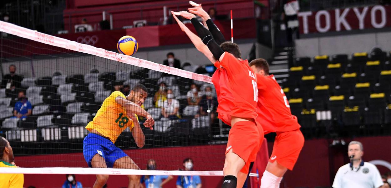 Brasil perde para Russia, mas mantém chances no vôlei masculino em Tóquio
