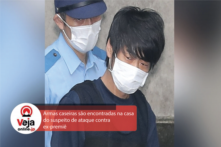 Duas armas caseiras inacabadas são encontradas na casa do suspeito de ataque contra ex-premiê