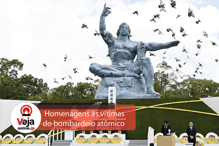 Nagasaki faz apelo pela paz em cerimônia em homenagens às vítimas do bombardeio atômico