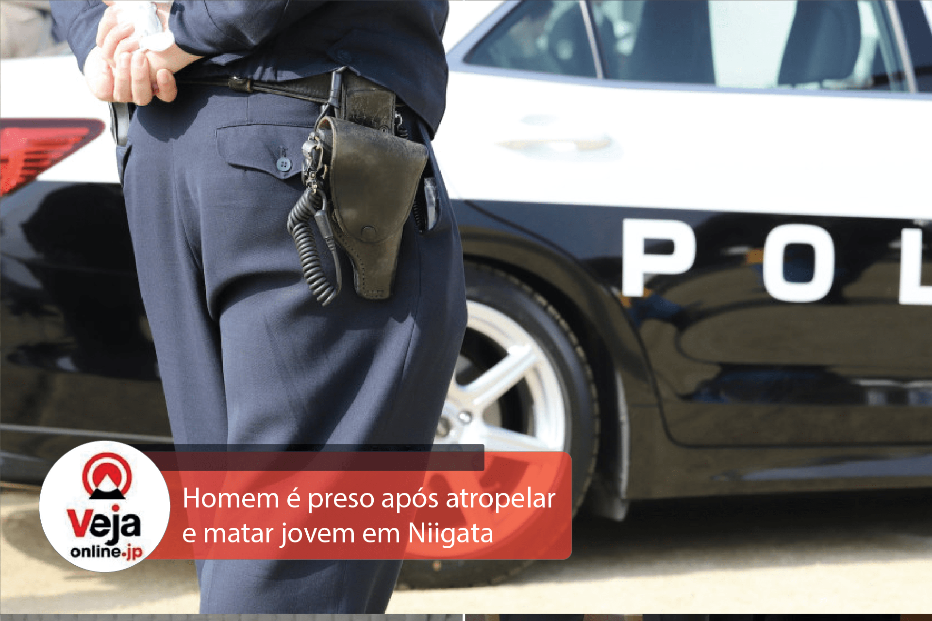 Brasileiro é preso após atropelar e matar um jovem em Niigata