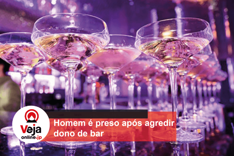 Homem agride dono de bar e acaba preso