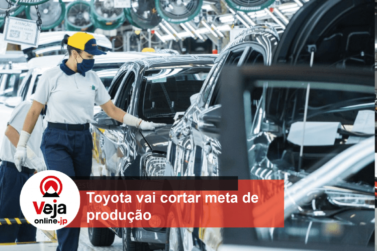 Toyota reduz meta de produção