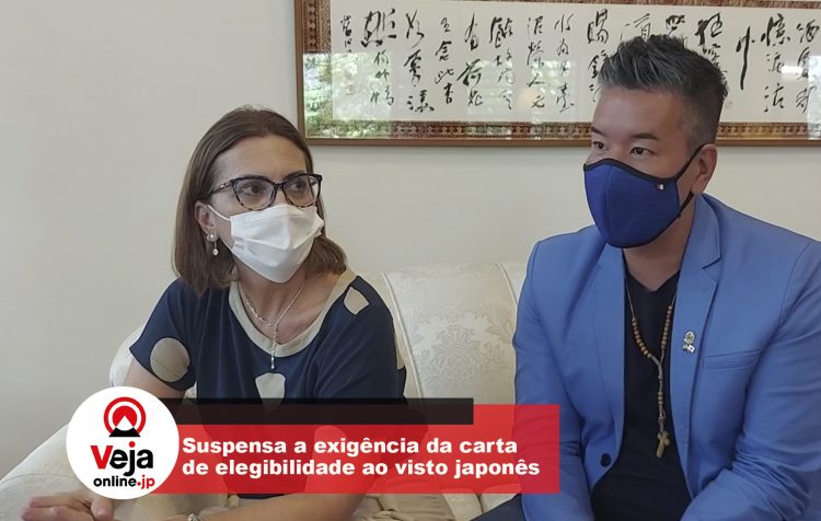Jhony Sasaki comemora o fim da exigência do certificado de elegibilidade para o visto japonês
