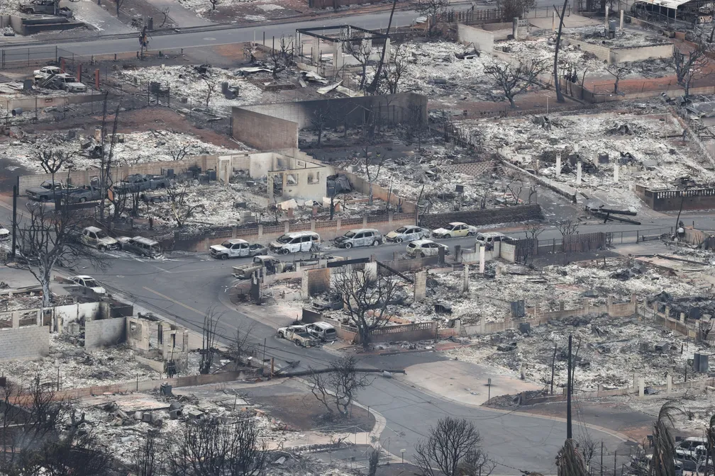 Sobe para 55 o números de mortos em incêndios no Havaí