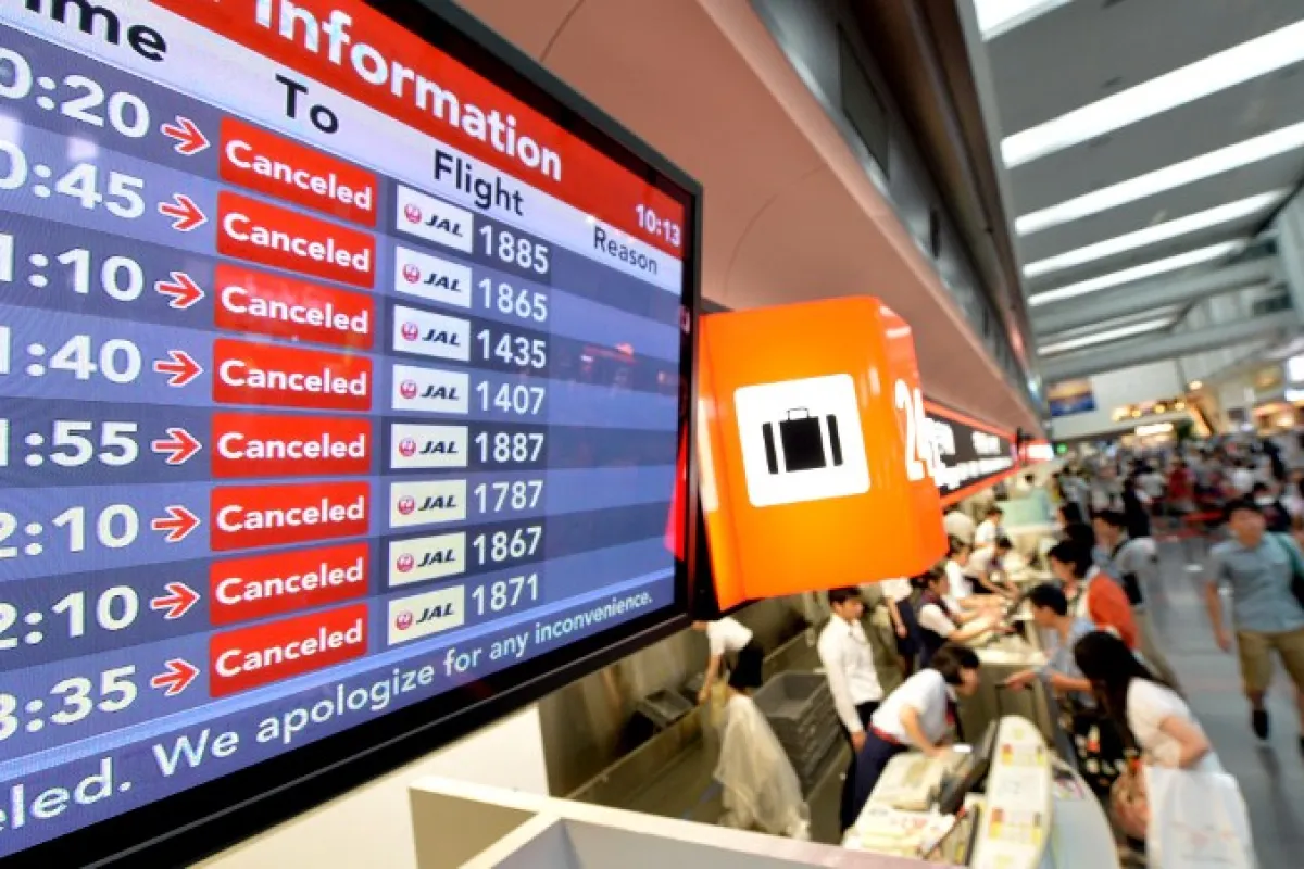 Mais de 200 voos são cancelados no Aeroporto de Haneda em Tóquio