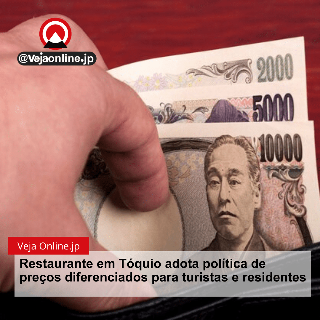 Restaurante em Tóquio adota política de preços diferenciados para turistas e residentes