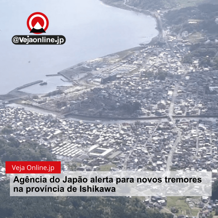 Agência do Japão alerta para novos tremores na província de Ishikawa