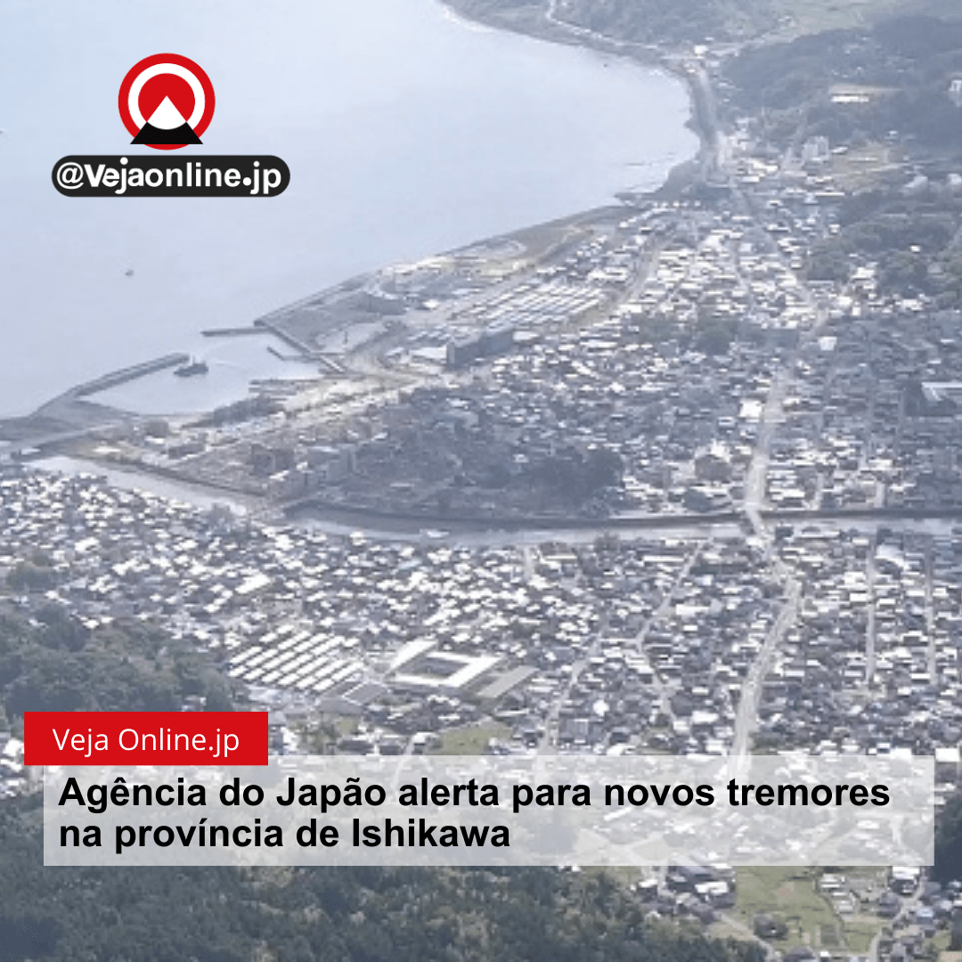 Agência do Japão alerta para novos tremores na província de Ishikawa