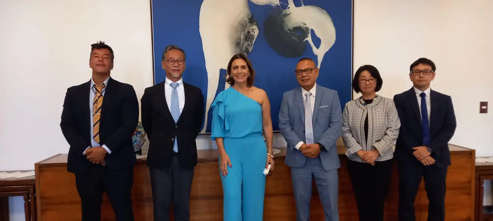 Vereador Jhony Sasaki. Consul Geral do Japão no Brasil Ryosuke Kuwana