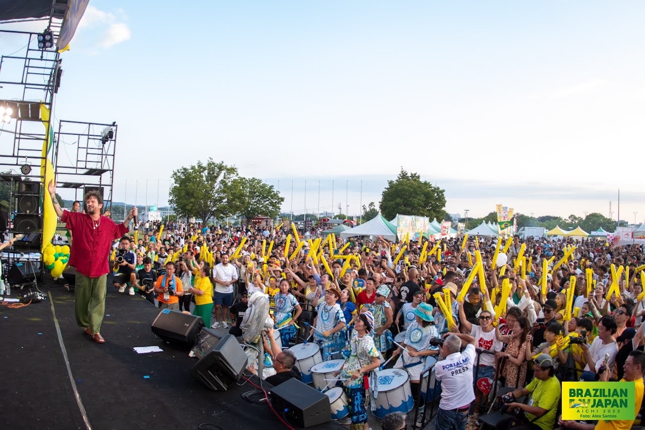 Brazilian Day Aichi 2025 celebra 130 anos de amizade Brasil–Japão com recorde de público
