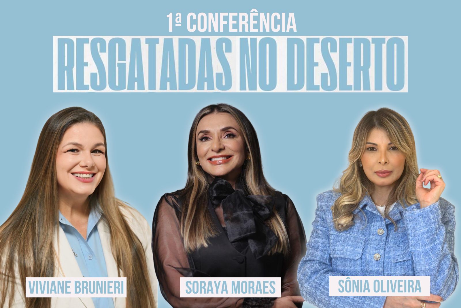 1ª Conferência “Resgatadas no Deserto” promete um encontro de fé, cura e esperança neste sábado em Aichi
