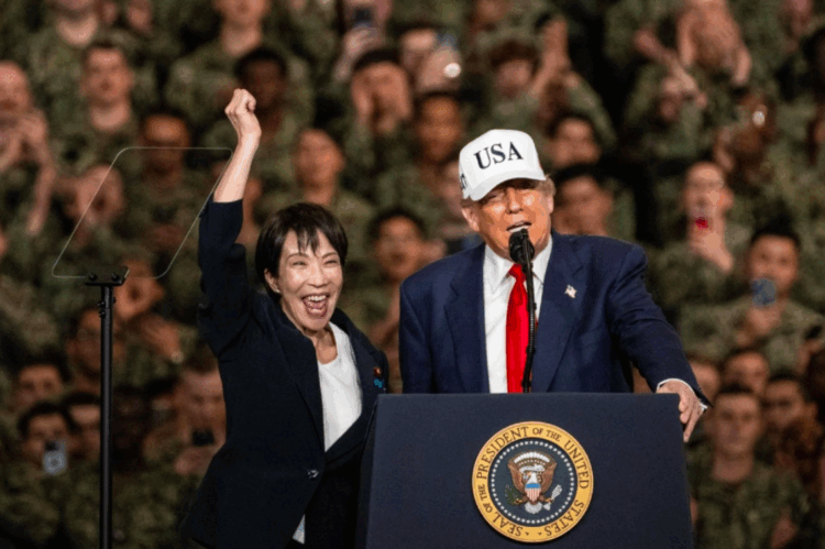 Takaichi e Trump prometem “nova era de ouro” na aliança Japão-EUA
