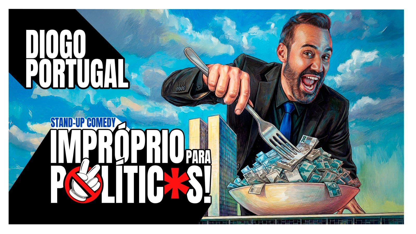 Diogo Portugal desembarca no Japão para apresentação única do espetáculo “Imprório para Políticos”